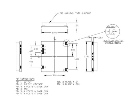 Greenray TCXO Frequency-Compensated Crystal Oscillator 10-300MHz - Image 2