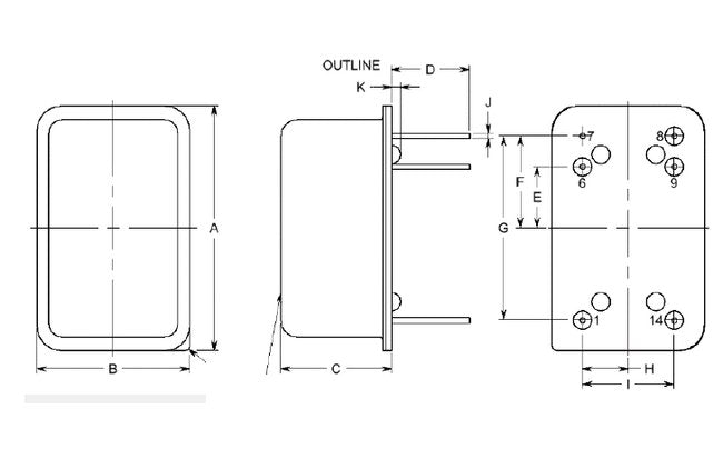 100MHz TCXO Temperature-Compensated Crystal Oscillator - Image 2