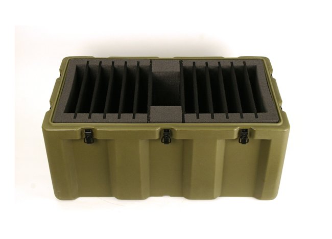 Transitainer 12 Bay Laptop Case with Accessory Storage - Image 2
