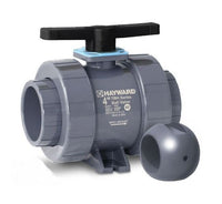 Hayward TBH-Z Series PVC Flanged True Union Ball Valve with FPM O-Rings