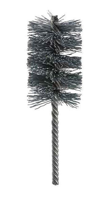 Silicon Carbide Abrasive Nylon Twisted Brush - 1-1/2 in, 80 Grit - Image 1