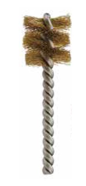 Tanis® 1" Brass Twisted Heavy-Duty Burr Brush - Image 1