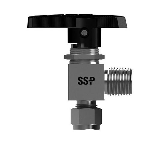 316 SS Encapsulated Angle Ball Valve - EB Series - Image 1