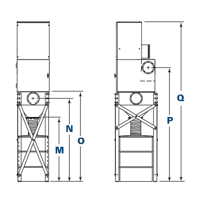 Vibra Shake™ 1500 CFM Dust Collector with Pleatloc™ Corrugation - Image 5