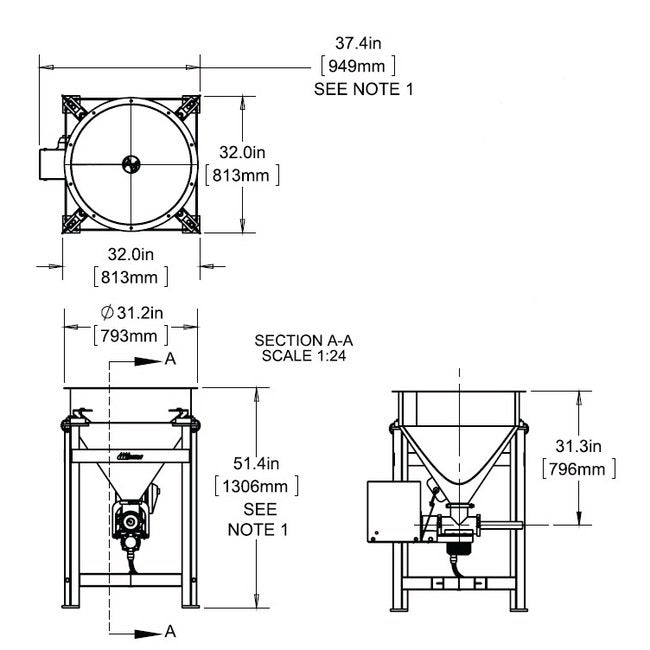 Scaletron VMF-28 Volumetric Screw Feeders - Image 2