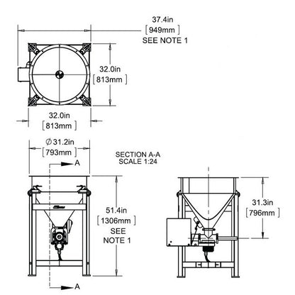 Scaletron VMF-28 Volumetric Screw Feeders - Image 2