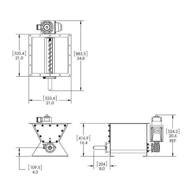 Scaletron Model VMF-90A Volumetric Screw Feeder - Image 2