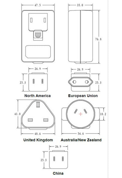 Switch Mode Power Supply - 15V DC Output, Positive Polarity, Interchangeable Plug - Image 2