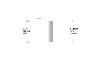 6VAC Wall Plug-In Power Supply, Level VI - 2000mA, cULus Certified - Image 5