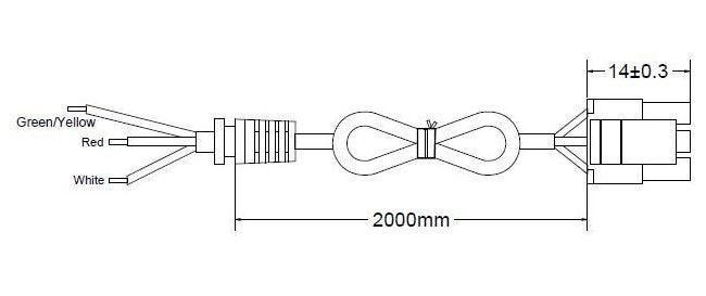 12VAC Wall Plug Power Supply, Level VI - 1000mA - Image 3