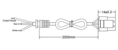 12VAC Wall Plug Power Supply, Level VI - 1000mA - Image 3