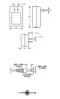 Switch Mode Power Supply - Wall Plug-In Transformer