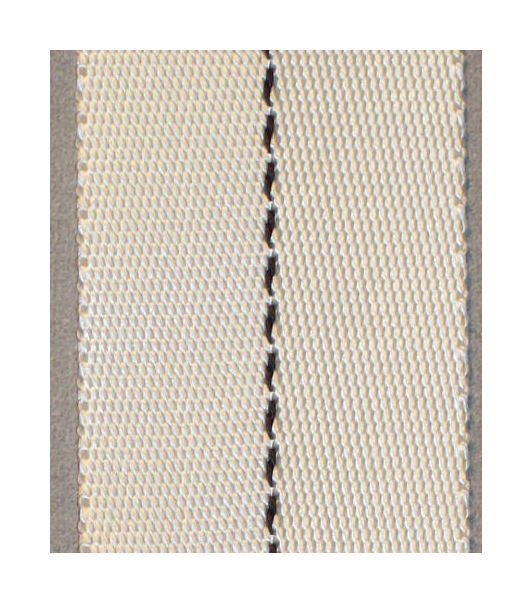 Nylon Webbing Type 8, Cond R Black, White, and OD - 1-3/4 Inch - Image 1
