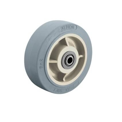 Heavy Duty Antimicrobial Rubber Wheels - Image 1