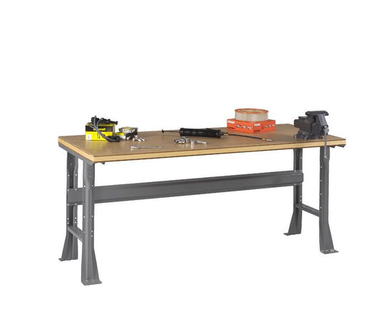 Tennsco Heavy-Duty Industrial Workbench with Compressed Wood Top - Image 1