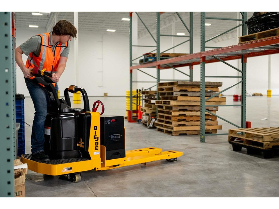 Big Joe WRT60 Electric Power Pallet Truck, 27 x 60 in Forks