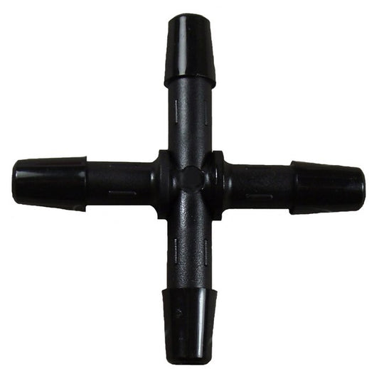Automotive Grade Black Nylon Cross Fitting - XJ Series - Image 1