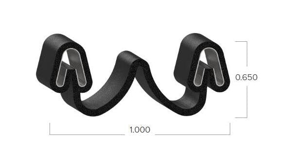 Uni-Grip 1.000" x 0.650" Accordion Seal - Image 2