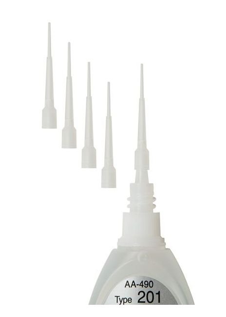 ARON ALPHA Instant Adhesive Hard Style Dispensing Tip - Pack of 20 - Image 3