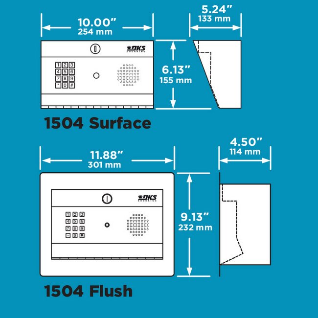 DoorKing Access Control Keypad with Maximum 1 and 2 Access Points - Image 2