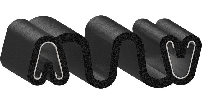 Uni-Grip 1.500" x 0.650" Sponge Rubber Accordion Seal - Image 1