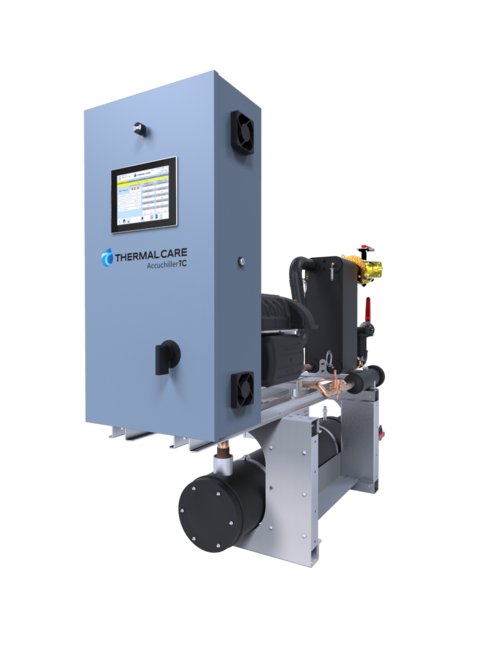 Accuchiller TC Series 30 to 80 Ton (t) Cooling Capacity and 105 Inch (in) Length Remote Air Cooled Condenser Single Circuit Chiller - Image 1