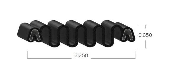 Uni-Grip 3.250"x0.650" Accordion Seal - Image 2