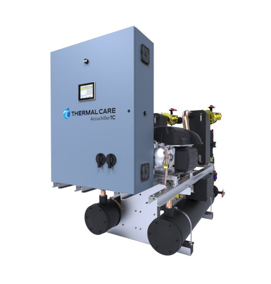 Accuchiller TC Series 30 to 160 Ton (t) Cooling Capacity and 112 Inch (in) Length Remote Air Cooled Condenser Dual Circuit Chiller - Image 1