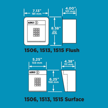 DoorKing 1500 Series Stand Alone Digital Keypad - 2 Maximum Access Points - Image 2