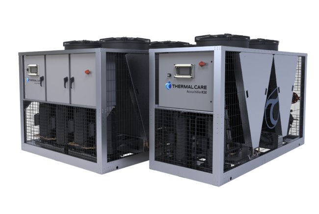 Accuchiller KSE Series 60 Ton (t) Cooling Capacity Air Cooled Packaged Outdoor Chiller - Image 1