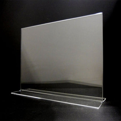 Acrylic Bottom Loading Sign Holder - 11x8.5 inches - Image 3