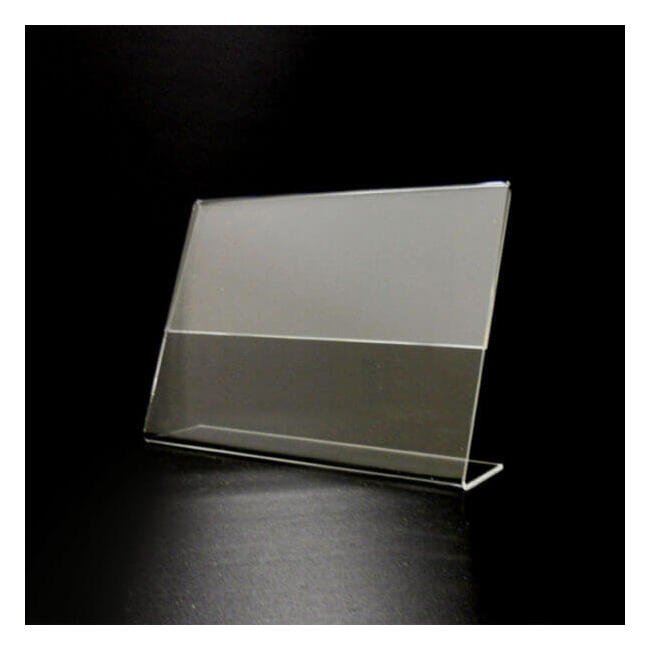 Megastore 7x5 Acrylic Slant Back Display Sign Holder - Image 3