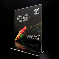 Acrylic Bottom Loading Sign Holder 8.5x11