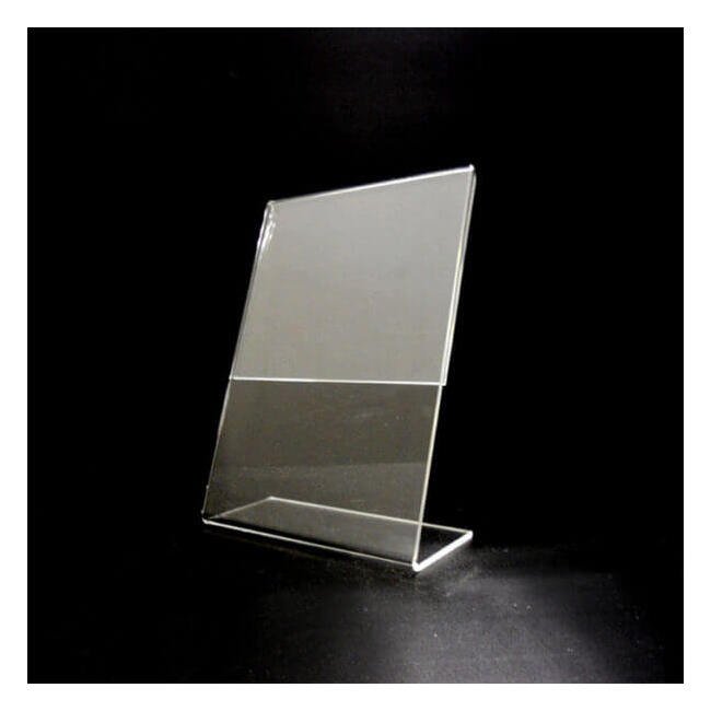 Megastore 5x7 Acrylic Slant Back Sign Holder - Image 3
