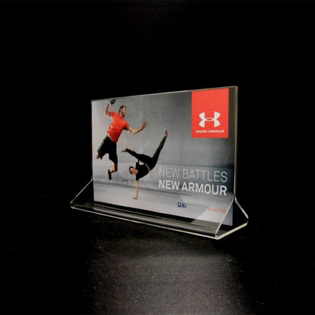 6x4 Acrylic Top Loading Sign Holder - Image 1