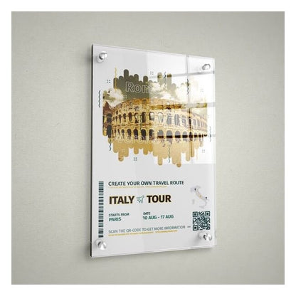 Commercial-Grade Clear Acrylic Wall Signs - Image 2