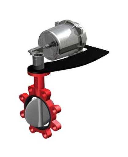 D3000 Series Low Pressure Pneumatic Actuator with Telescoping Linkage - Image 2