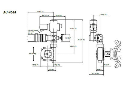 AU Series Industrial Electric Actuator - Precision Control for Quarter Turn Valves - Image 2
