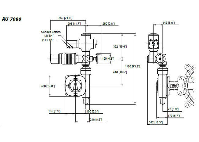 AU Series Industrial Electric Actuator - NEMA 4X/IP67 Rated Control System - Image 2