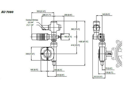 AU Series Industrial Electric Actuator - NEMA 4X/IP67 Rated Control System - Image 2