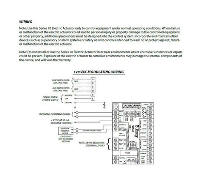 Bray Series 70 Industrial Electric Actuator - 120VAC Modulating - Image 2