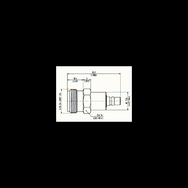 Huber+Suhner Precision N-QMA Female-Female Adaptors - Image 1