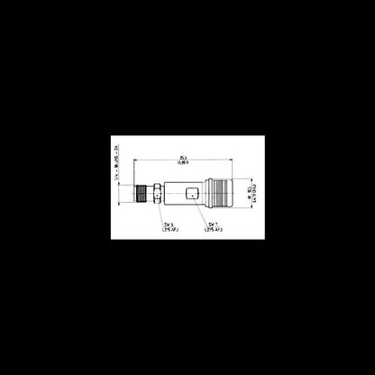 Precision Adaptors - QMA to PC3.5 Male to Female Straight Adaptor - Image 1