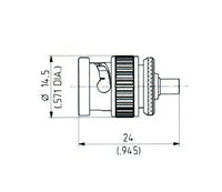 BNC to MMCX Male-Female Adaptor