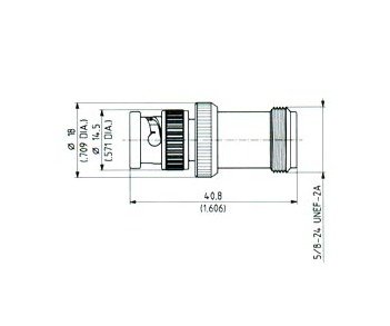 BNC to N Adaptor Connector - Image 1