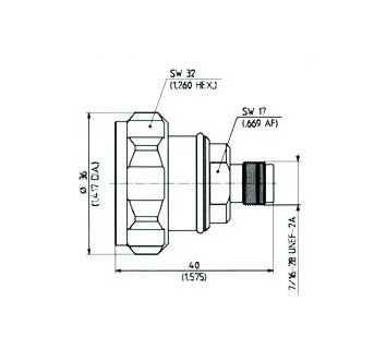 Huber+Suhner 7/16-TNC PIM Adaptors - Image 1