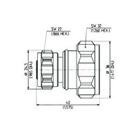 4.1/9.5-7/16 PIM Adaptors