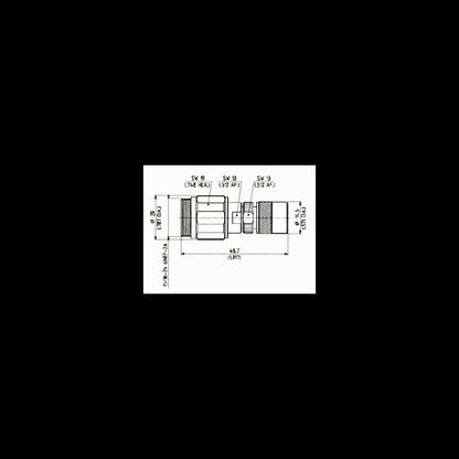 Huber+Suhner Precision Adaptors PC7-TNC Male - Image 1