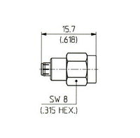 Huber+Suhner MMBX to SMA Adaptor