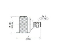 Huber+Suhner N-SMC Adaptor